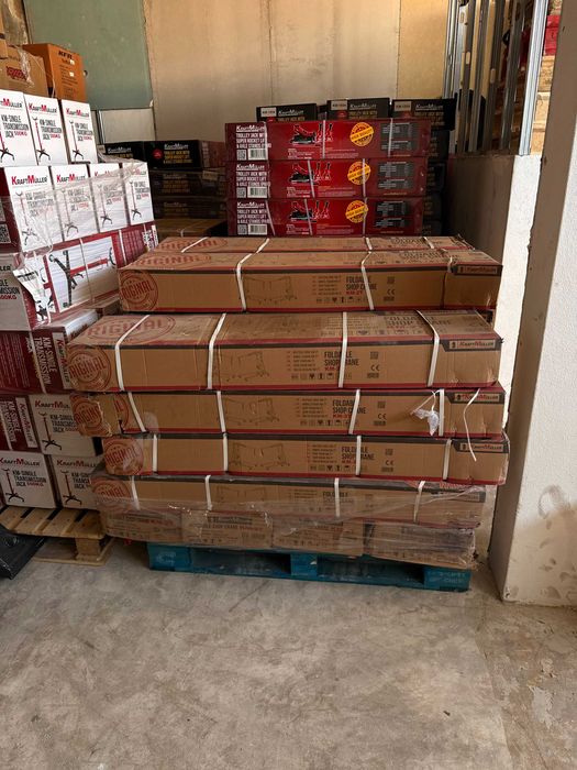 Grua hidráulica rebatível e ajustável para motores (capacidade 2 toneladas) KraftMuller