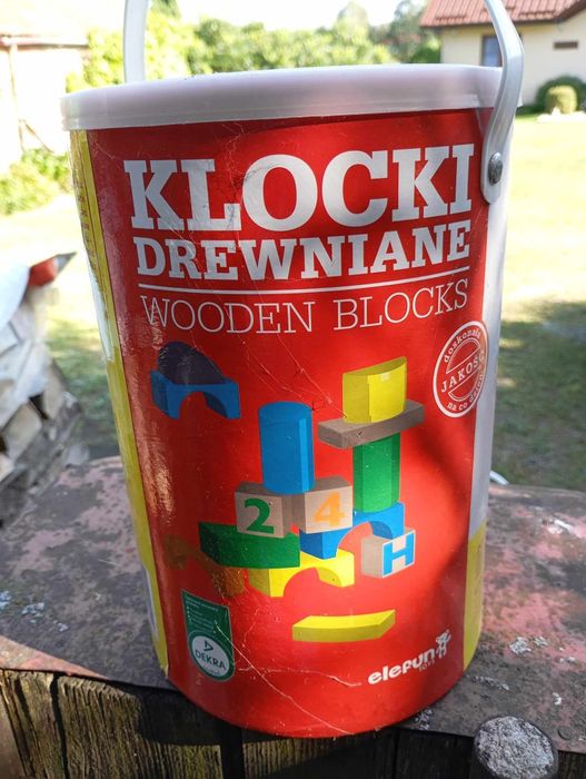 Klocki drewniane