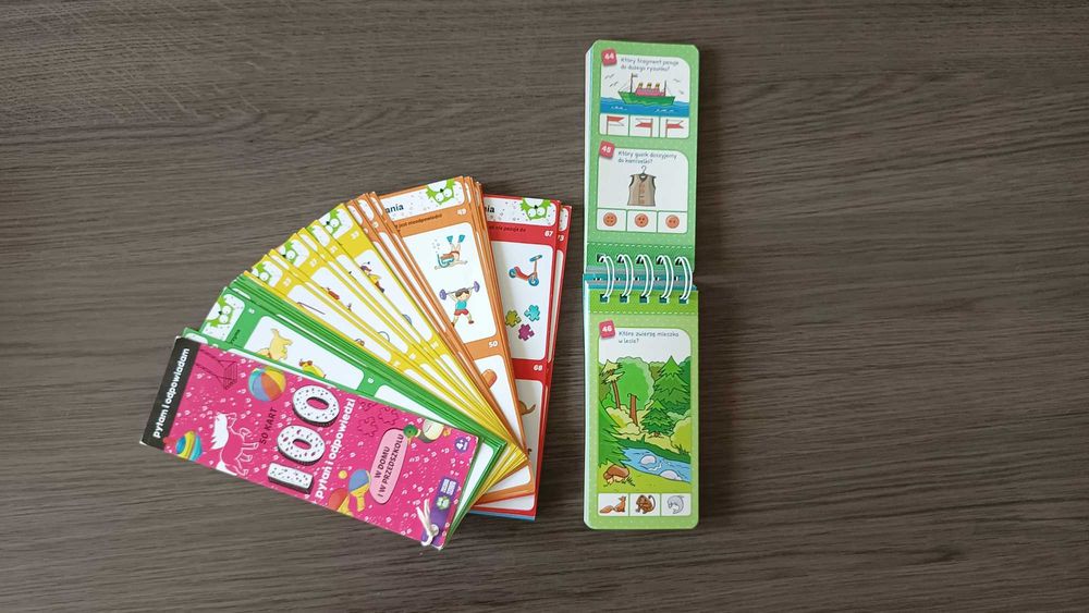 karty quiz dla dzieci