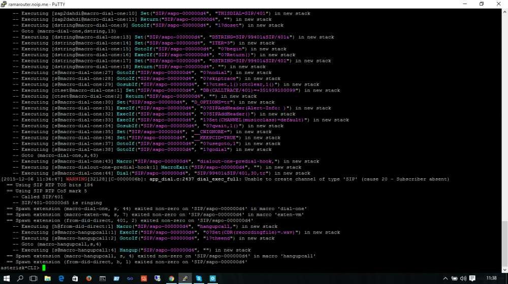 Central telefonica VoIP