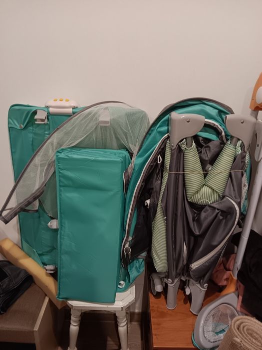 Cama de Viagem com Muda Fraldas