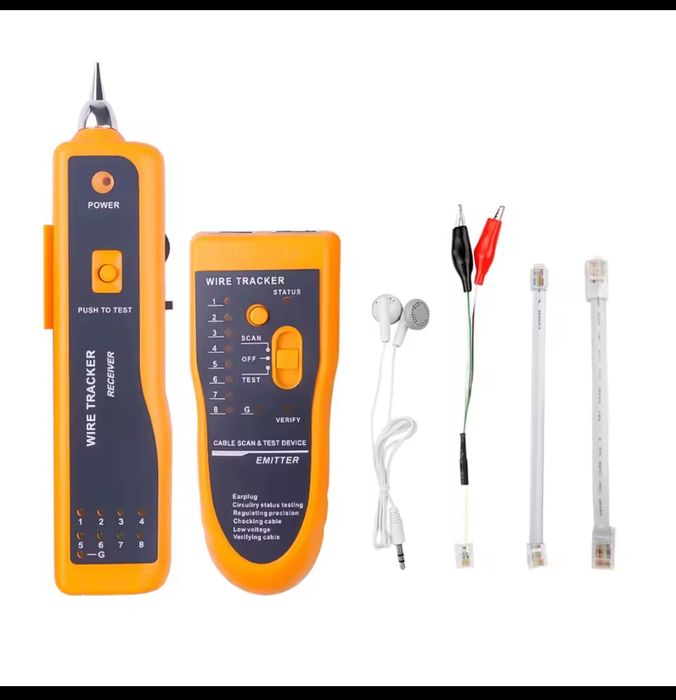 Тестер прозвонка RG-45 со звуком - LAN Network Cable Tester