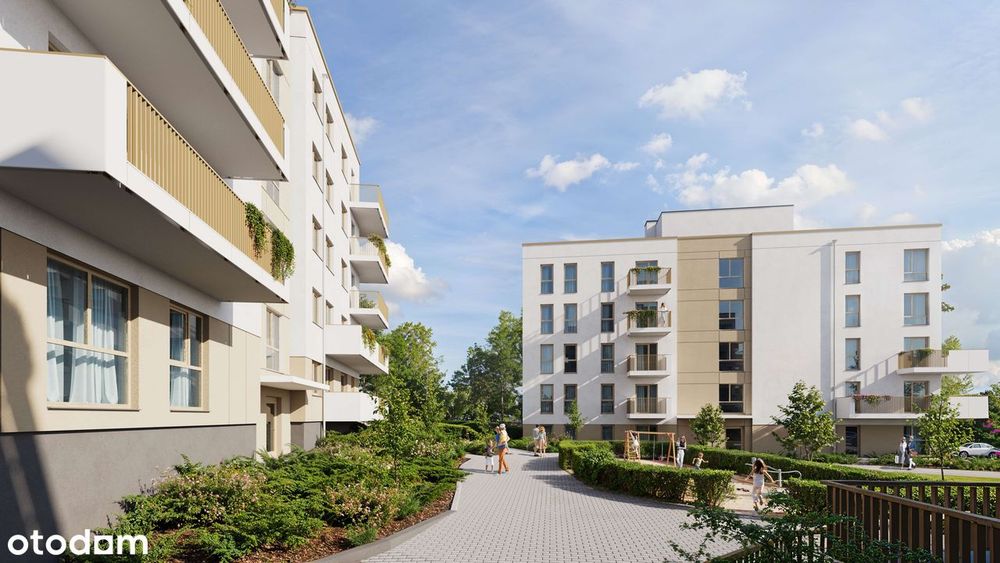 3 pokoje + garderoba | 60,92 m² | 2 balkony | Kątova Park