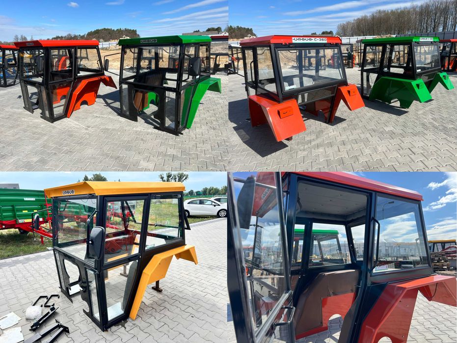 Kabina Ursus Kabina ciągnikowa z błotnikami/ kabina bez błotników C330 C-330 C360 C-360 MF235 MF255 T25 T-25 +wycieraczka / Dostawa całe PL --RATY--