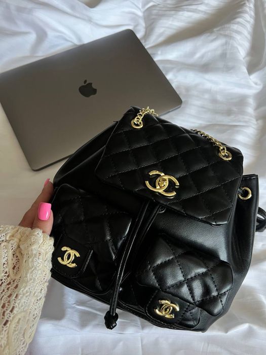 Рюкзак chanel чорний
