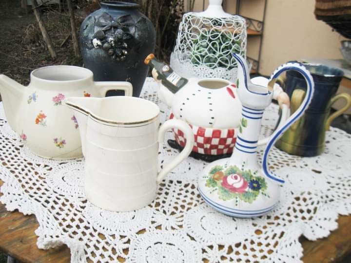 Wazon Wazony szkło szklane  prl vintage