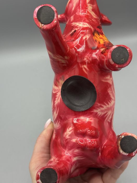 Skarbonka krowa czerwona