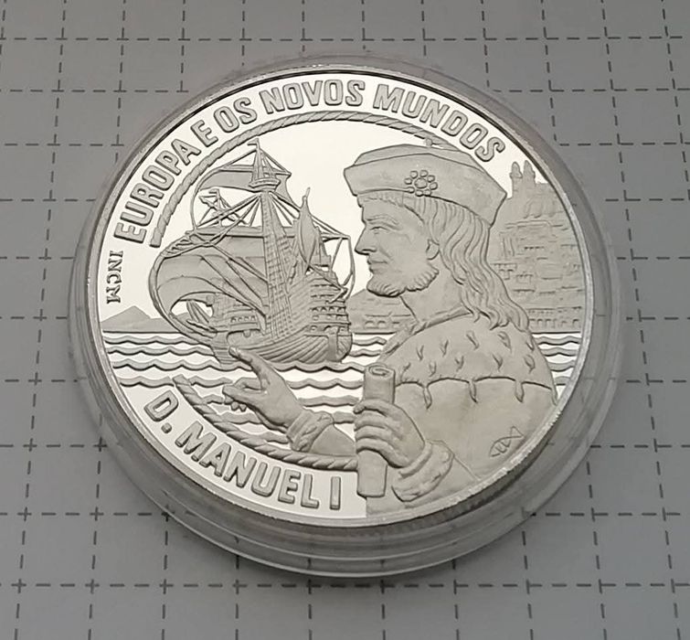 Португалія 25 екю 1994р. Король Португалії - Мануель l. СРІБЛО. ПРУФ.