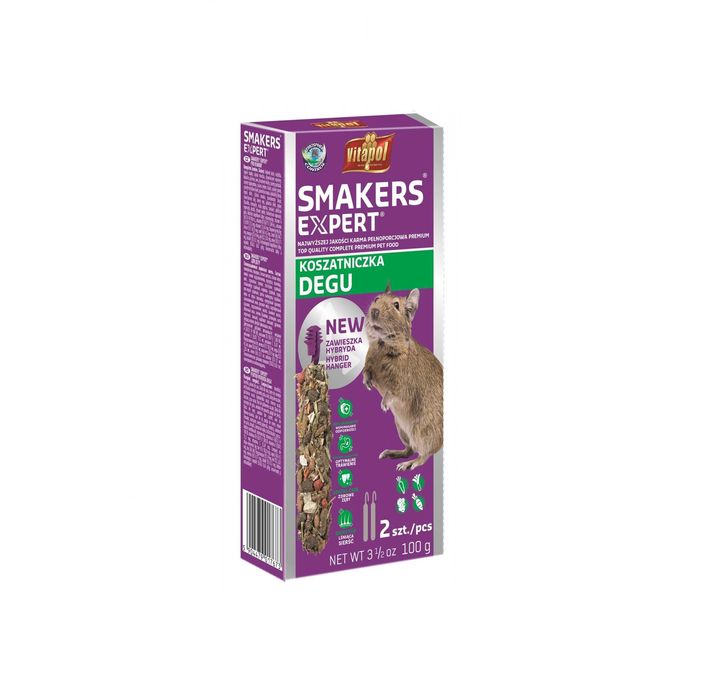 Smakers Expert dla koszatniczki karma kolba - 2 sztuki w opakowaniu
