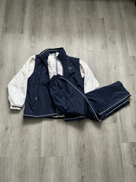 Zestaw komplet dresowy rebook bluza kamizelka dresy