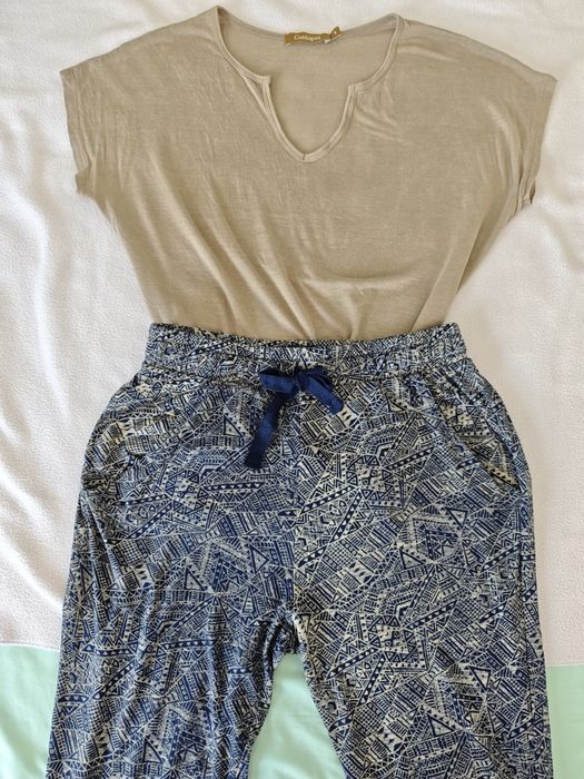 Lote / Conjunto de 4 Peças de Roupa Casual-Chic – Tamanho S (Como Novas)
