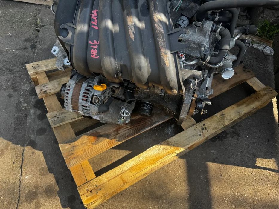 silnik hr16 1.6 16v nissan qashqai kompletny 116 tys