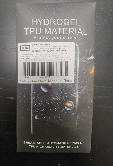 3 películas de hidrogel TPU para Pixel 9 Pro XL