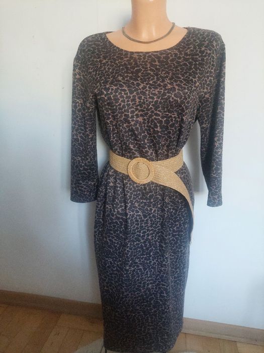 Sukienka z miękkiej grubszej dzianiny