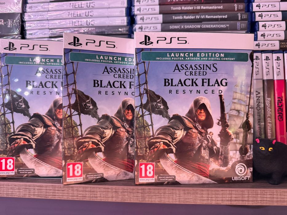 Диски з грою Assassin's Creed Black Flag Resynced Launch edition (PS5)