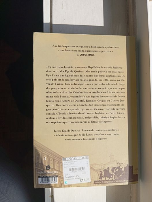 Livro "Eça de Queiroz segundo Fradique Mendes"