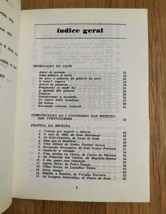Casimiro de Brito - Prática da Escrita em Tempo de Revolução