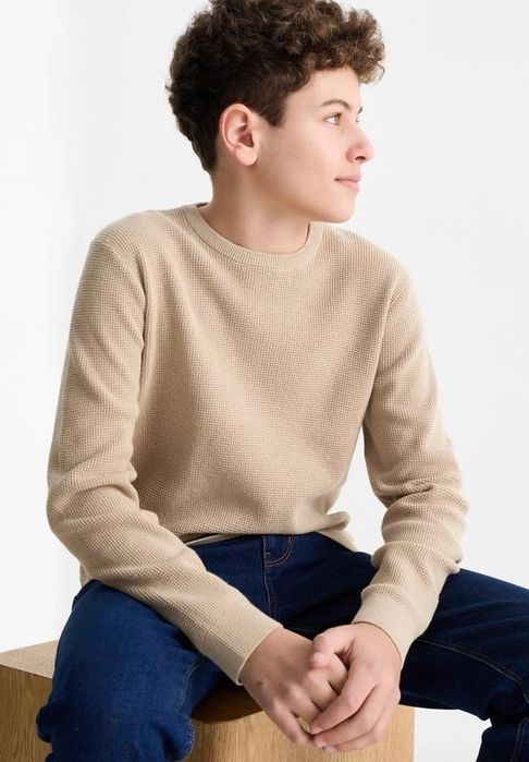 Светр для хлопчика C&A 4–16 р., бавовна, базовий джемпер