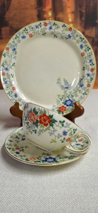 Porcelanowe trio Konig pr. Tettau