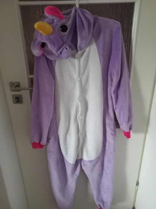 Piżama, przebranie onesie/kigurumi jednorożec roz S/M
