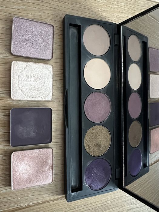 Cienie Inglot Freedom Style paletka okragle i prostokatne mat drobinki
