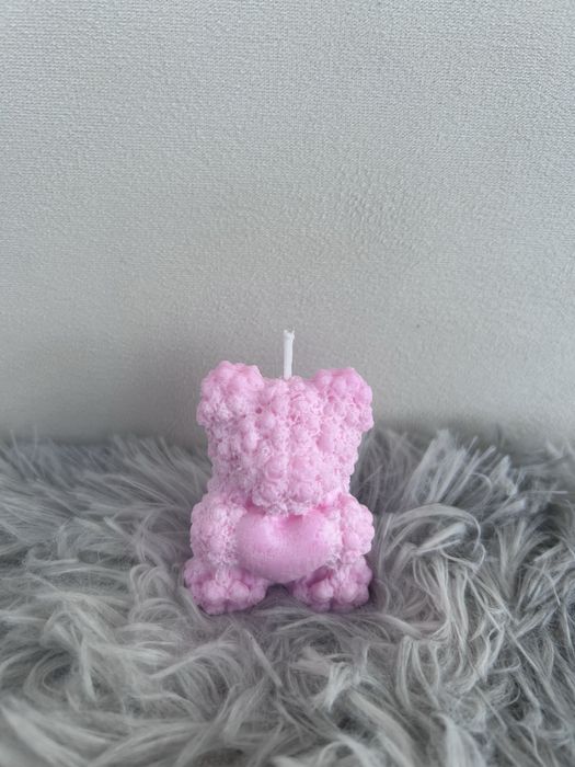 Ursinho cor de rosa