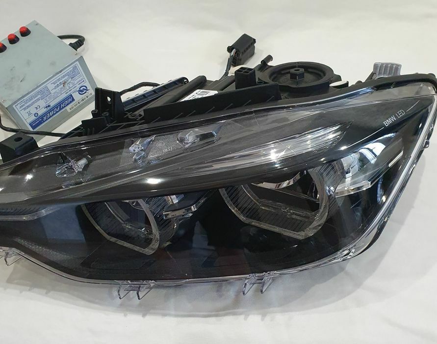 Передні фари BMW 3 Серії F30/F31 LED Жовті / Фары оптика ЛЕД Желтые