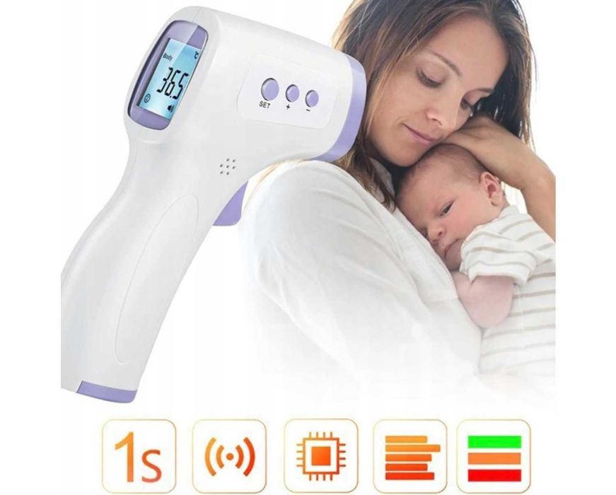 Termometr Bezdotykowy Elektroniczny Medyczny na Podczerwień LCD