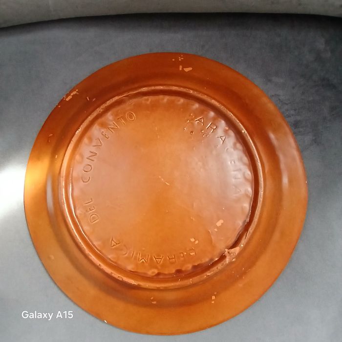 Hiszpański talerz ścienny ceramika  del  Convecto Aracena.