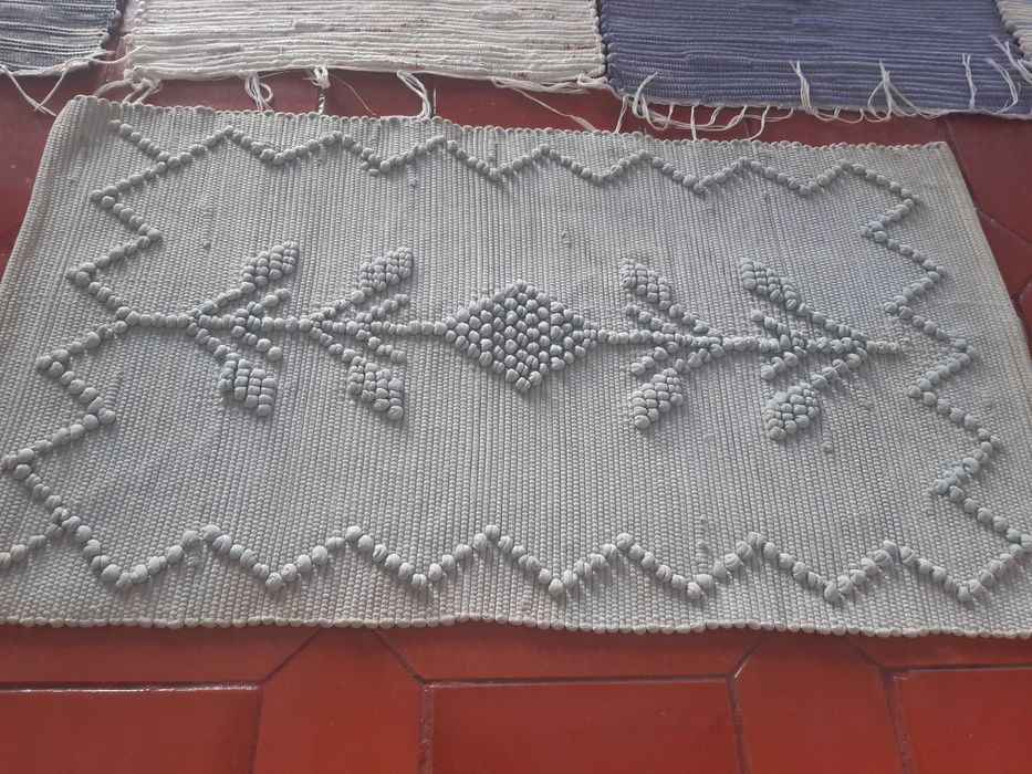 Conjunto 5 tapetes trapos, excelente estado