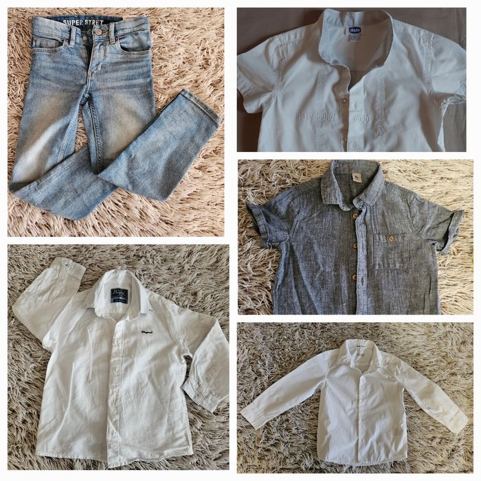 Сорочка джинси кофта 4 5 6 для стильного хлопчика