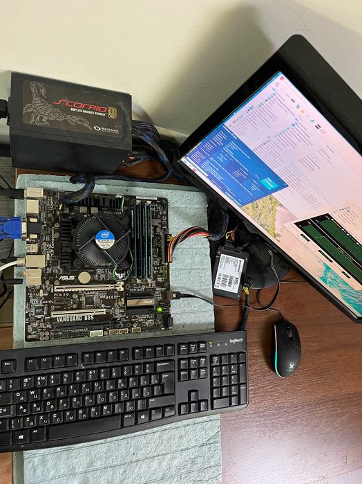 Материнская плата ASUS TUF VANGUARD B85 s1150 DDR3 INTEL XEON Support