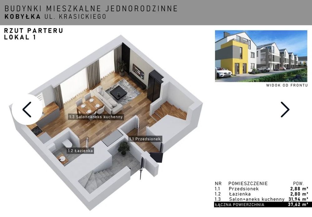 Dwupoziomowe mieszkanie / balkon / 2 miejsca / super lokalizacja - Więcej