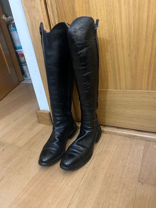 Botas cavaleiro feitas a mão