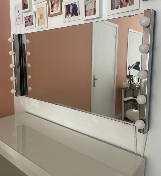 Espelho + 2 candeeiros parede