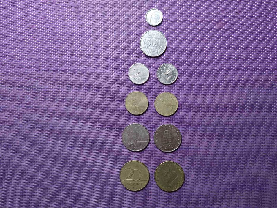 Монети  Ліван 1995, Чехія 1995, Венгрія  1994-1997, 1999, 2001