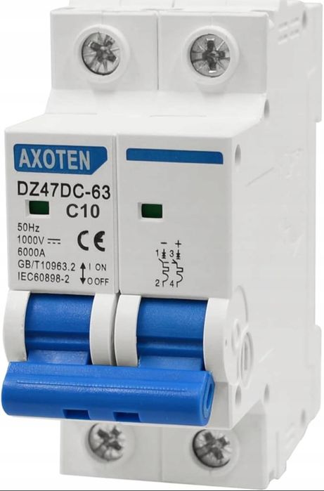 40A miniaturowy wyłącznik automatyczny DZ47DC-63 C10
