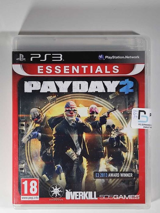 Payday 2 / Gra PS3 / Metro Służew / Sklep Perfect Blue / Gry używane