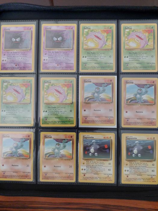 Cartas Pokemon TCG - Base Set e Fossil Set