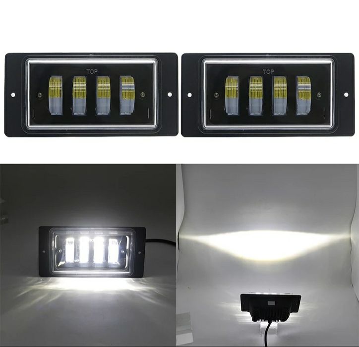 Фара Светодиодная LED балка ПТФ четкая СТГ ЛЕД противотуманка металл