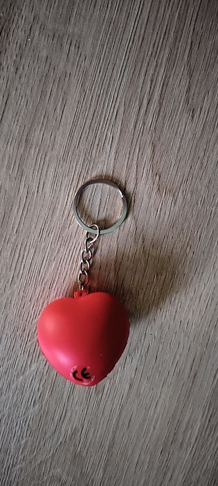 Breloczek brelok zawieszka dzień Mamy serce czerwone gąbka