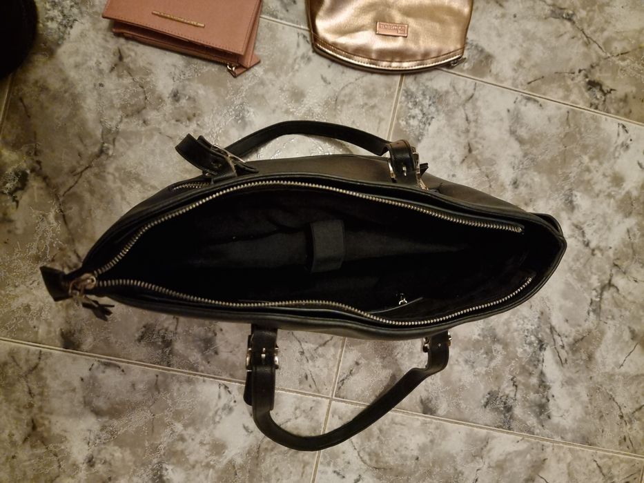 Mala + bolsa + carteira