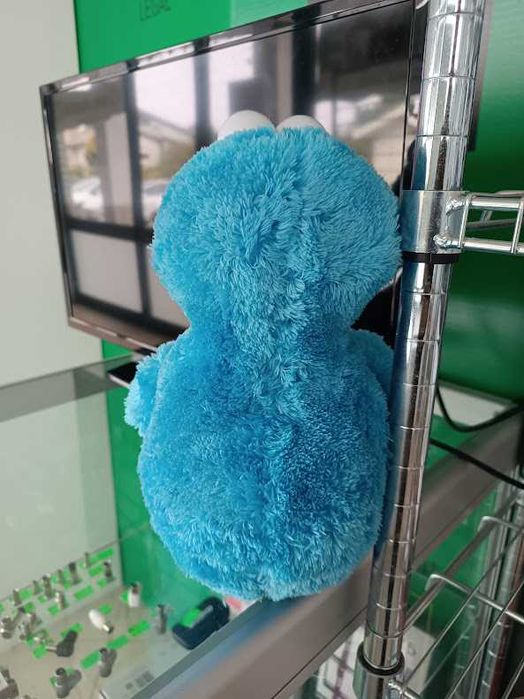 PROMO:Peluche Rua Sésamo Monstro das Bolachas 37cm(new version 2025)
