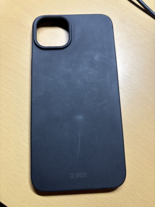 Capa silicone preta sbs para Iphone 15 plus