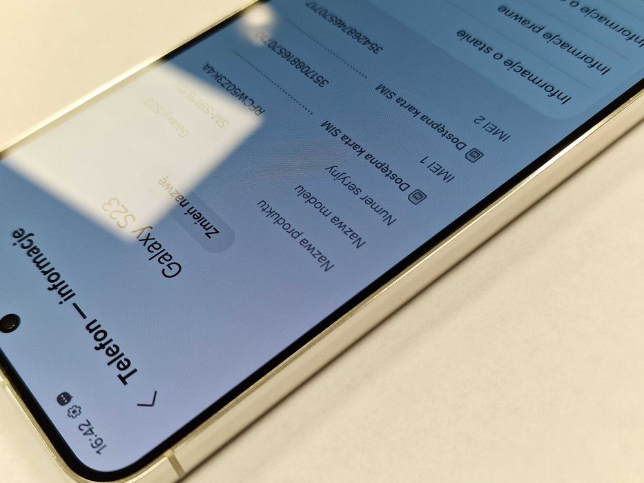 Samsung Galaxy S23 Dual SIM/ 8GB/ 256GB/ Grade A-/ Cream + ładowarka