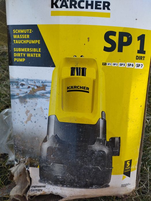 Продам дренажний насос Karcher SP1 для брудної води,разом зі шлангом.