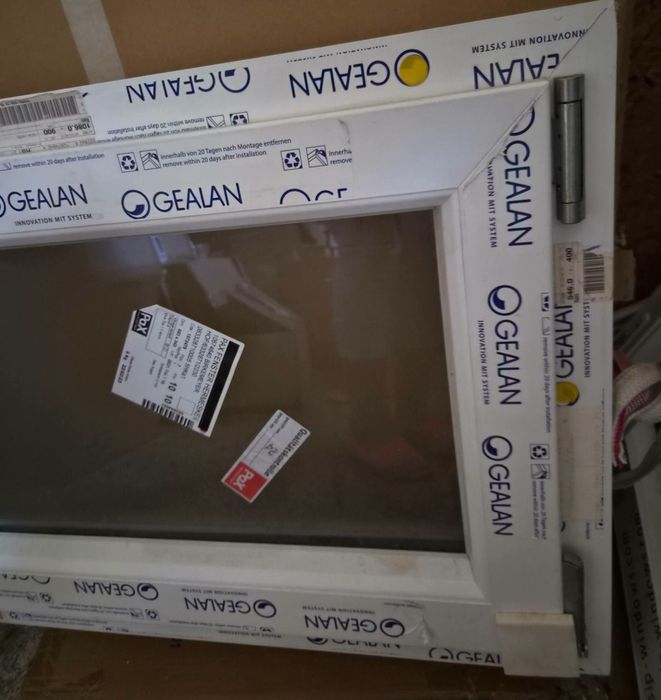 Okno białe PCV systemu Gealan