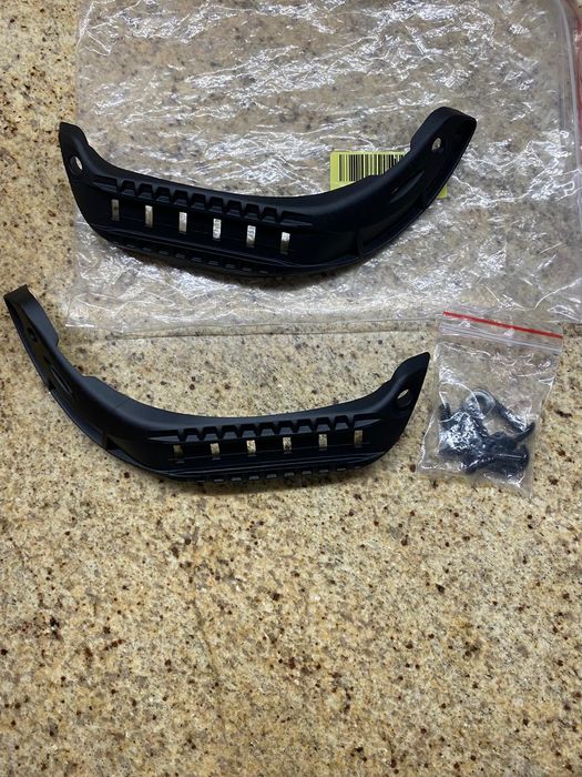 Carris laterais para capacetes de combate tácticos