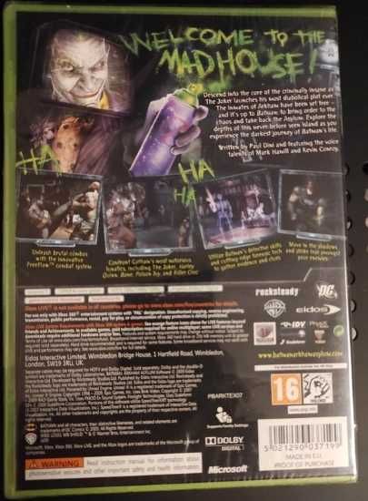 Batman Arkham Asylum XBOX 360 (Novo selado)