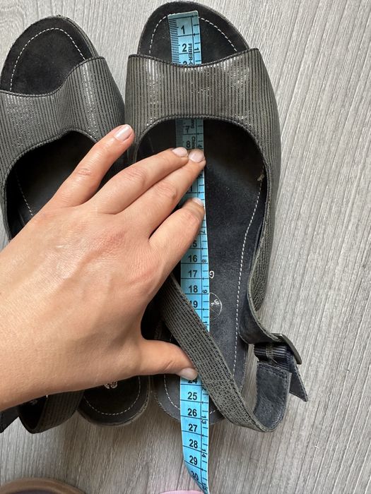 Босоножки эспадрильи ara кожа 39-40р